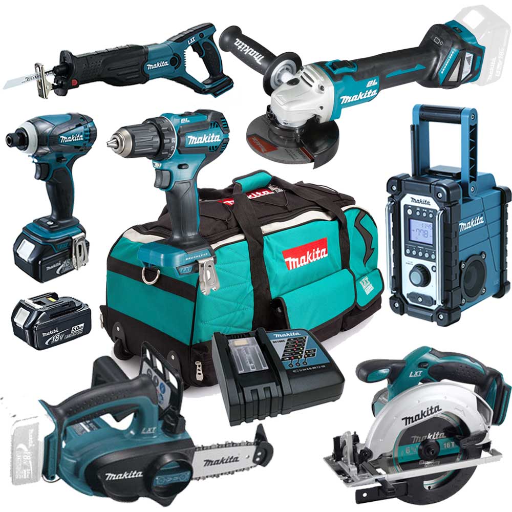 Makita DUC122Z Kettensäge 18V Li-Ion Akku Combo Kit Werkzeug Set