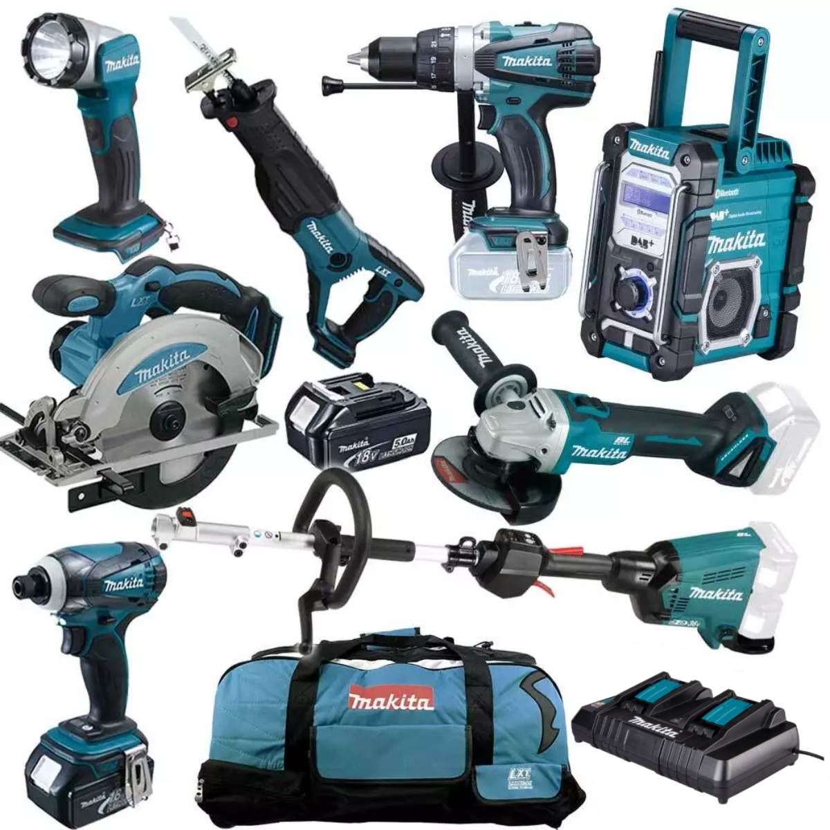 MAKITA DUX60 Akku Multifunktionsantrieb Combo Kit 18V Akku Set inkl. DMR112     | eBay