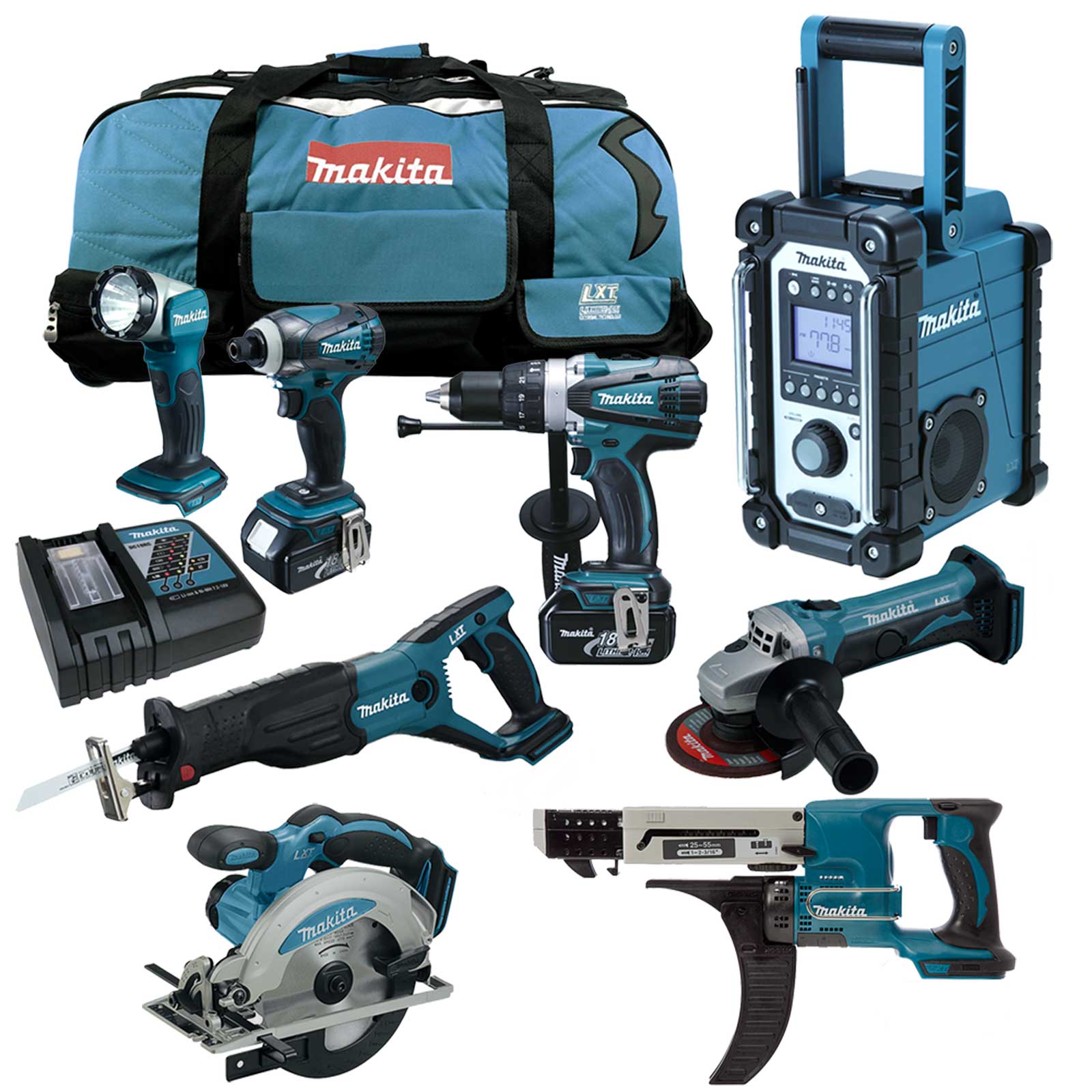 MAKITA DFR550 Akku Magazinschrauber DHP458 DTD152