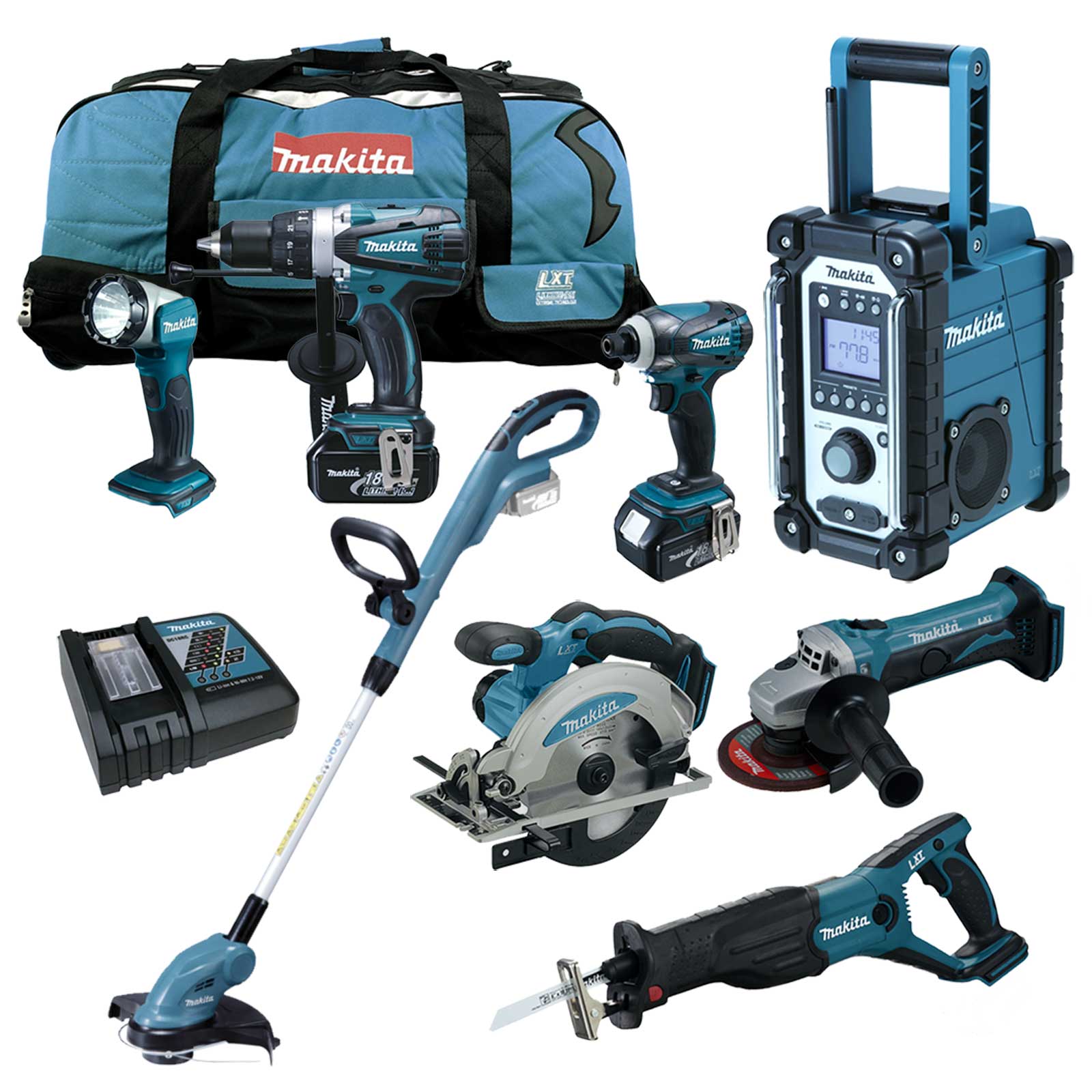 MAKITA DUR181 RT Rasentrimmer COMBO KIT 18V Set Rasenmäher NEU eBay