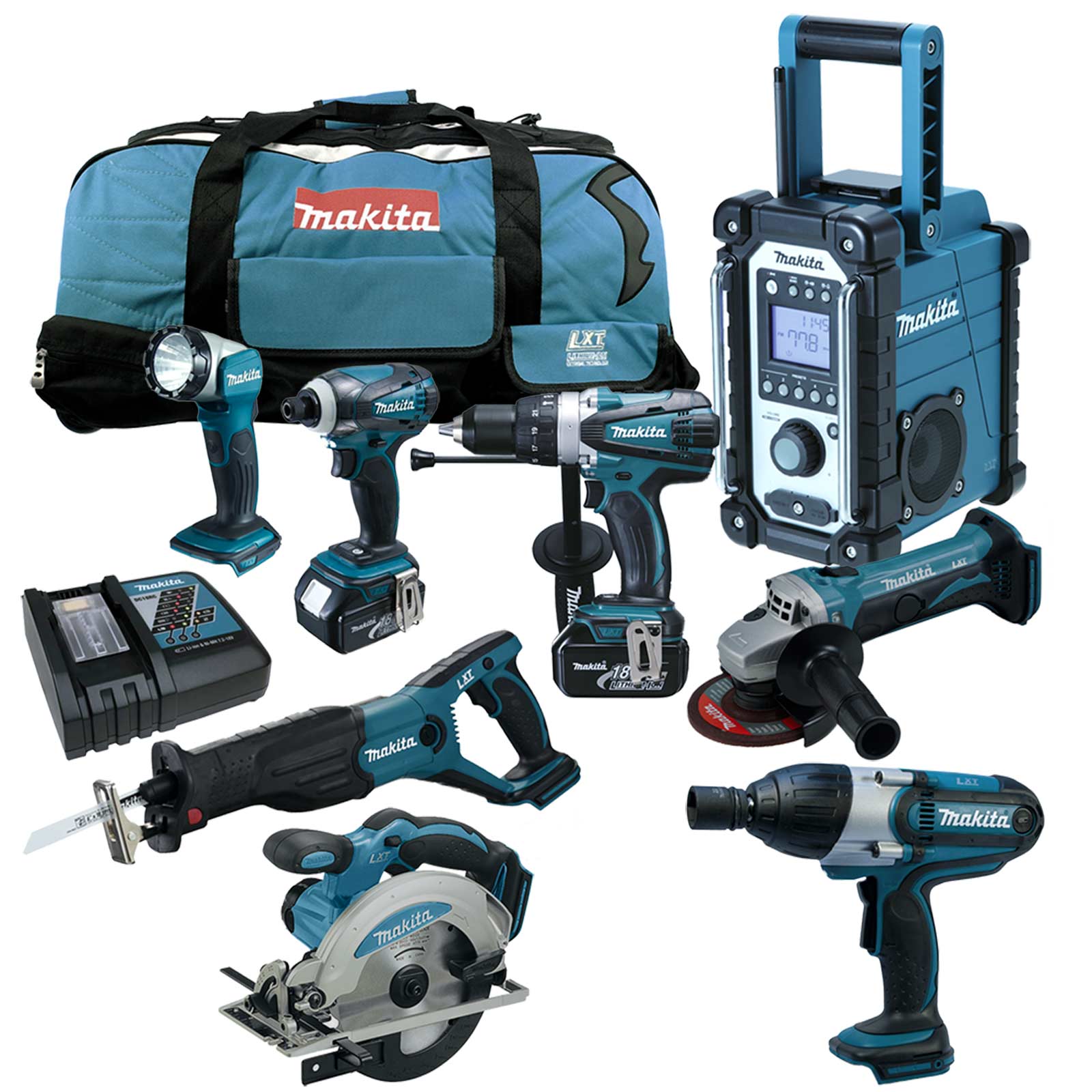 Makita Akku Schlagschrauber 18v Set Angebote MAKITA DTW450 Akku Schlagschrauber Combo Kit 18V Akku Bohrmaschine SET