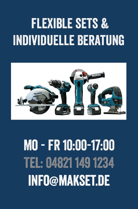 Makita FlexiSet - Combo Kit - Ihr individuelles Makita Werkzeug Set